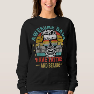 Sudadera Los Mens Awesome Dads Cuentan Con Camas Y Tatuajes
