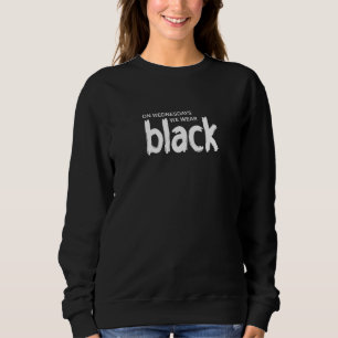 Sudadera Los miércoles nos vestimos de negro - Ropa de nove