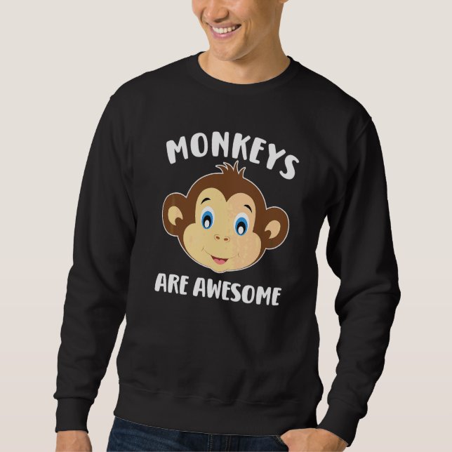Sudadera Los monos son increíbles (Anverso)