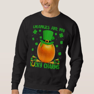 Sudadera Los naranjas Son Mi Fruta Naranja Con Encanto De S
