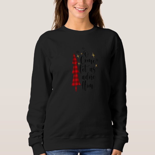 Sudadera Los Navidades cristianos adoran H (Anverso)