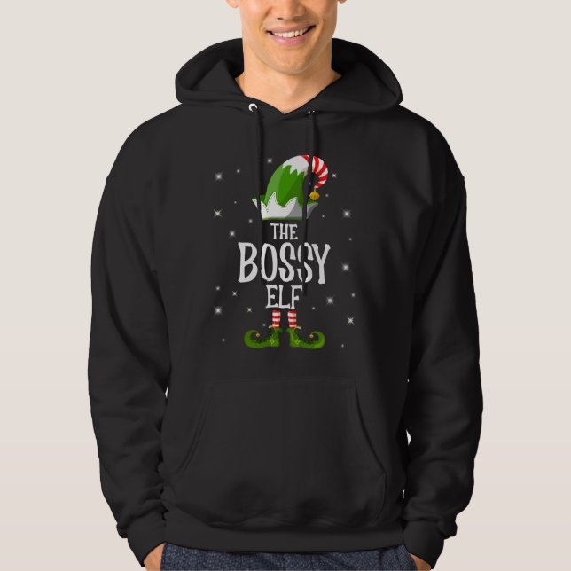Sudadera Los Navidades de la familia Bossy Elf (Anverso)