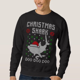 Sudadera Los Navidades del Tiburón Doo Doo Doo Gracioso San