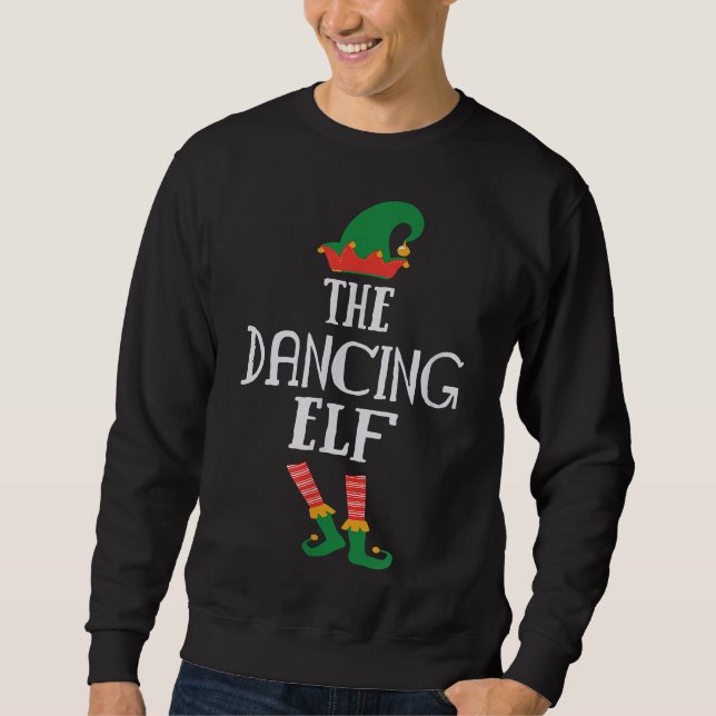 Sudadera Los Navidades divertidos de Elf Bailarín (Anverso)