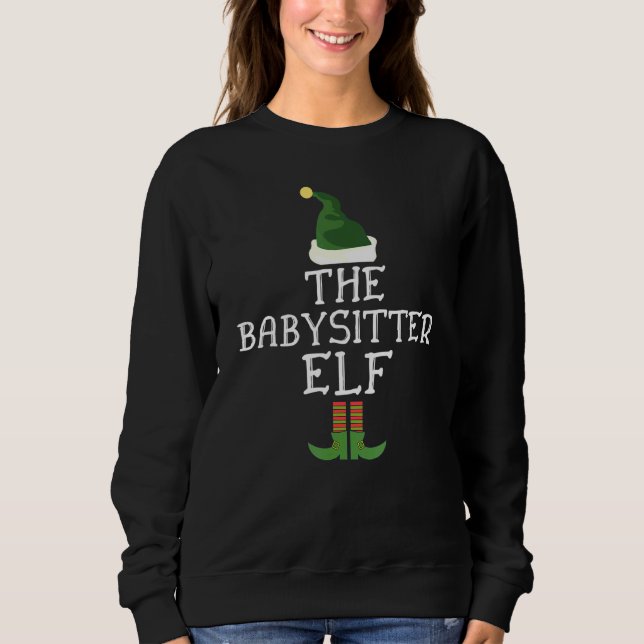 Sudadera Los Navidades elfos bebebes disfrazan (Anverso)