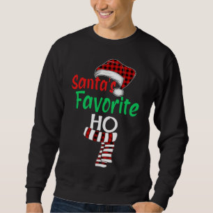 Sudadera Los Navidades favoritos de Santa Lucía son Ho grac