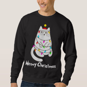 Sudadera Los Navidades Meowy Feliz Gato de Navidad y Gatito