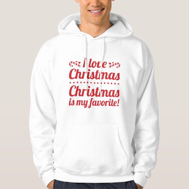 Sudadera Los navidades son mis favoritos (Anverso)