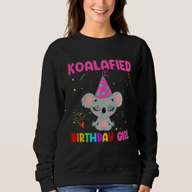 Sudadera Los niños adoran a los Chicas de cumpleaños Koala  (Anverso)