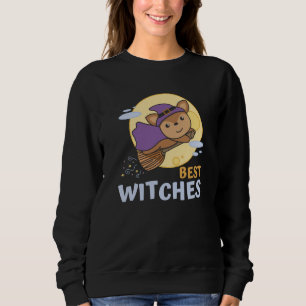 Sudadera Los niños brujos de Halloween de Deer son testigos