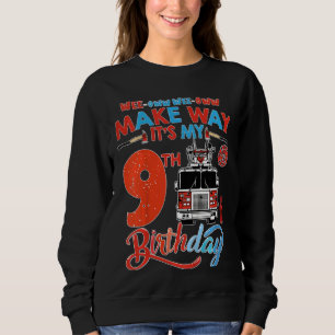 Sudadera Los niños hacen el camino, es mi noveno cumpleaños