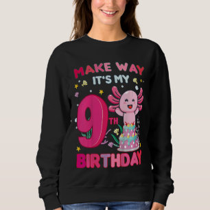 Sudadera Los niños hacen el camino, es mi noveno cumpleaños