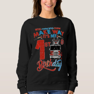 Sudadera Los niños hacen el camino, es mi primer bombero de