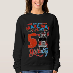 Sudadera Los niños hacen el camino, es mi quinto cumpleaños