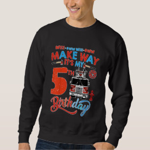Sudadera Los niños hacen el camino, es mi quinto cumpleaños