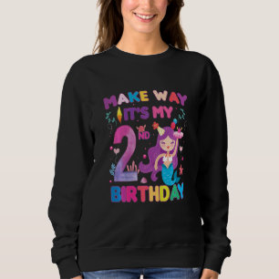 Sudadera Los niños hacen el camino, es mi segunda sirena de
