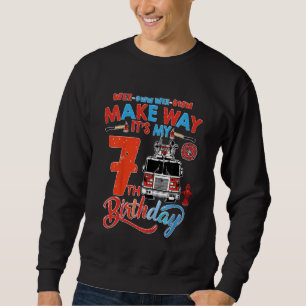 Sudadera Los niños hacen el camino, es mi sétimo cumpleaños