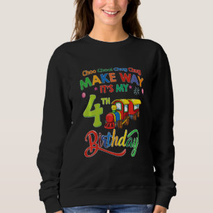 Sudadera Los niños hacen la ruta que es mi cuarto cumpleaño