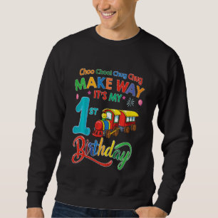Sudadera Los niños hacen la ruta que es mi primer cumpleaño