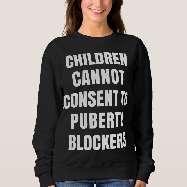 Sudadera Los Niños No Pueden Consentir A Los Bloqueros De L (Anverso)