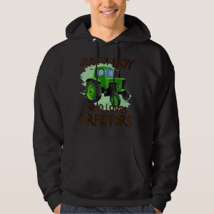 Sudadera Los Niños Solo Son Un Niño Que Ama A Los Tractores