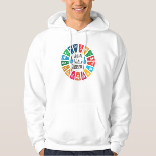 Sudadera Los Objetivos Globales son el campeón de los ODS d
