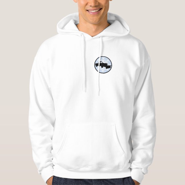 Sudadera ¡Los olores tienen gusto de nieve! Arado de la (Anverso)