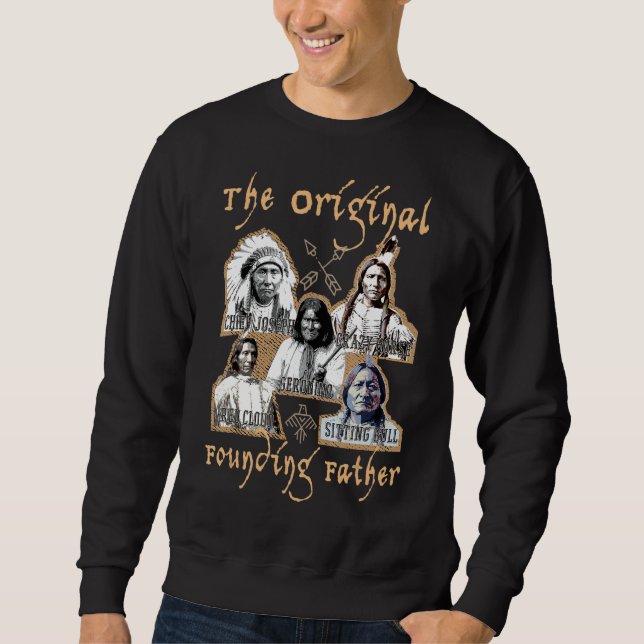 Sudadera Los Padres Fundadores Originales De Las Colas Nati (Anverso)