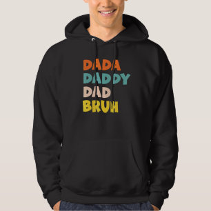 Sudadera Los padres retro Dada Daddy Dad Papá Bruh Guay