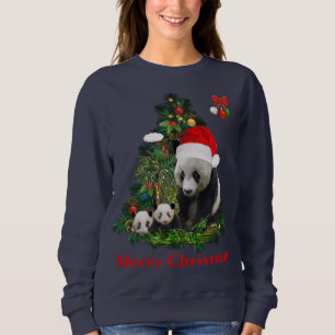 Sudadera Los pandas navideños