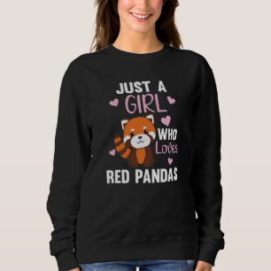 Sudadera Los pandas rojos Chicas aman el Panda rojo Kawaii