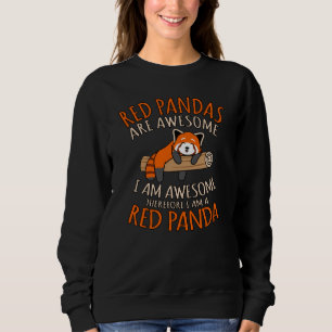 Sudadera Los Pandas Rojos Son Increíblemente Mascotas Anima