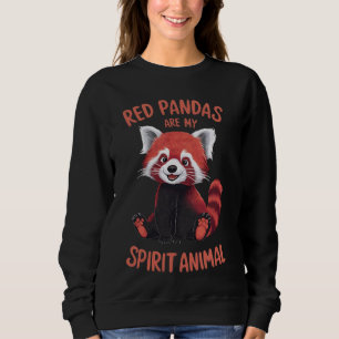 Sudadera Los pandas rojos son mi animal espiritual