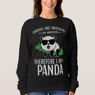 Sudadera Los Pandas Son Un Fantástico Oso Panda Para Los Ni