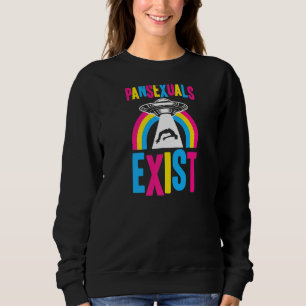Sudadera Los Pansexuales Existen Ufo Alien Abducción Pan Pr