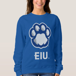 Sudadera Los Panthers de Illinois Oriental Paw Print y EIU