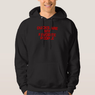 Sudadera Los Patos Que Dicen Rojo Son Mis Gente Favorita