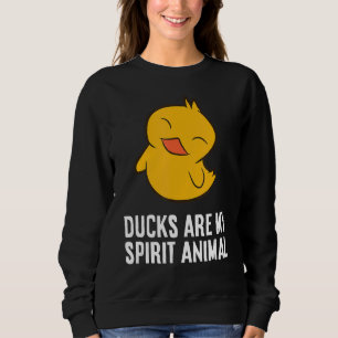 Sudadera Los Patos Son Mi Pato Animal De Espíritu