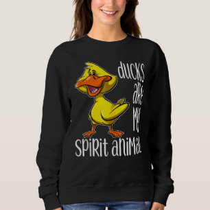 Sudadera Los Patos Son Mi Pato Animal De Espíritu