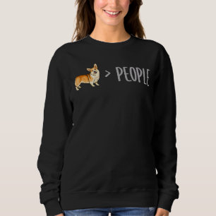 Sudadera Los perros de corgi galés de Pembroke son mayores