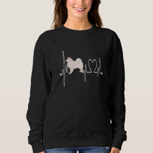 Sudadera Los perros graciosos del latido del corazón del pe