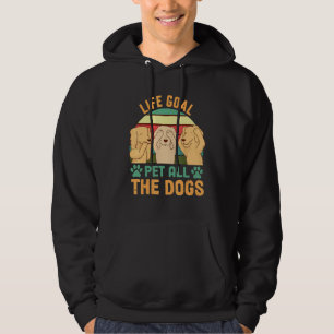 Sudadera Los perros Mascotas de la meta de la vida de todos
