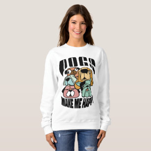 Sudadera Los Perros Me Hacen Feliz