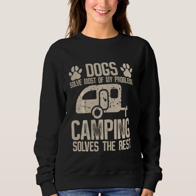 Sudadera Los Perros Resuelven La Mayoría De Mis Problemas A (Anverso)