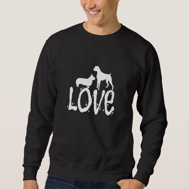 Sudadera Los perros son amor (Anverso)