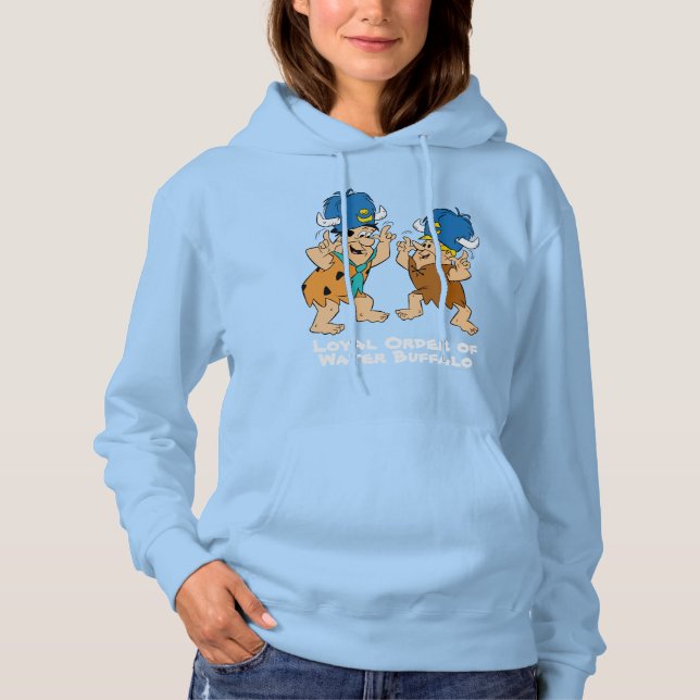 Sudadera Los Picapiedra | Buffaloes de agua Fred y Barney (Anverso)