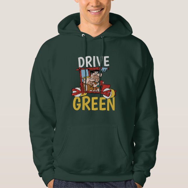 Sudadera Los Picapiedra | Fred y Barney - Drive Green (Anverso)