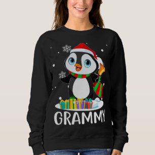 Sudadera Los pingüinos de Grammy y los Navidades divertidos