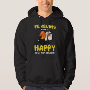 Sudadera Los Pingüinos Me Hacen Feliz Y Rírme De Penguin Wa