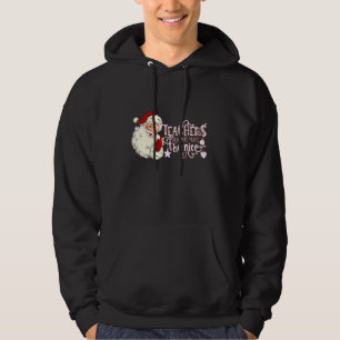 Sudadera Los profesores de Retro Santa siempre hacen la lis
